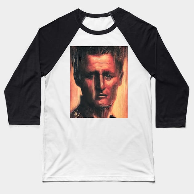 Roy - Bladerunner Acrylic Series Baseball T-Shirt by Fallenzeaphine